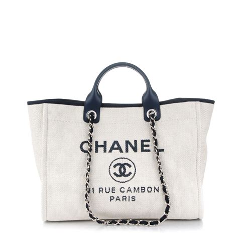 chanel large deauville shopping tote.